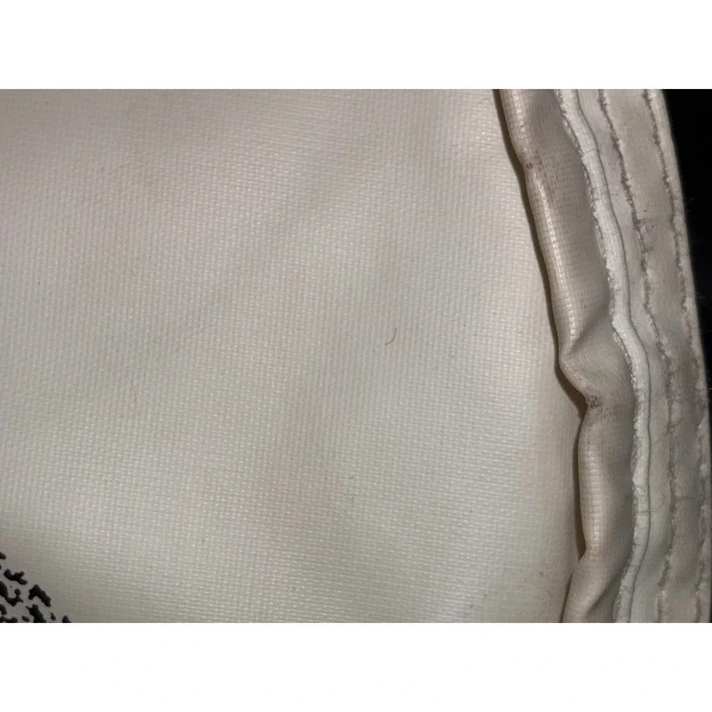 Vintage 1980s Adidas Stefan Edberg Tennis Racket Bag Cover White‎ Graphic Retro